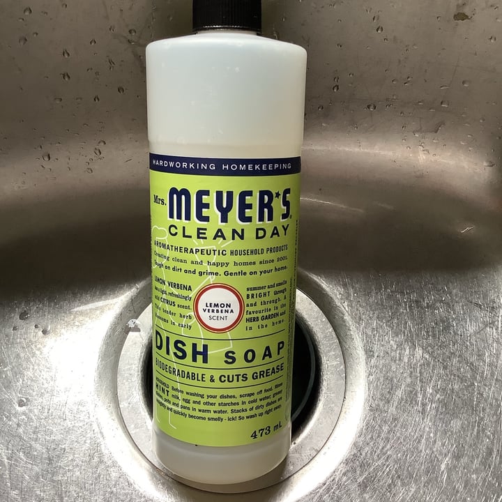 Mrs. Meyer's Clean Day Lemon Verbena Dish Soap Review abillion