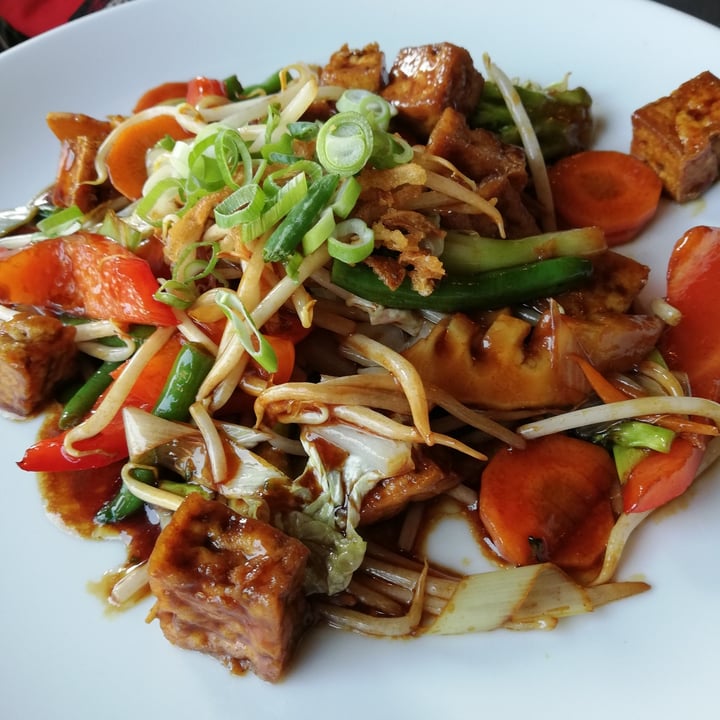 Vinasia Restaurant Wilhelmshaven, Germany Tofu and Vegetables with Rice ...