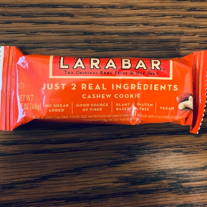 Larabar Cashew Cookie Review abillion