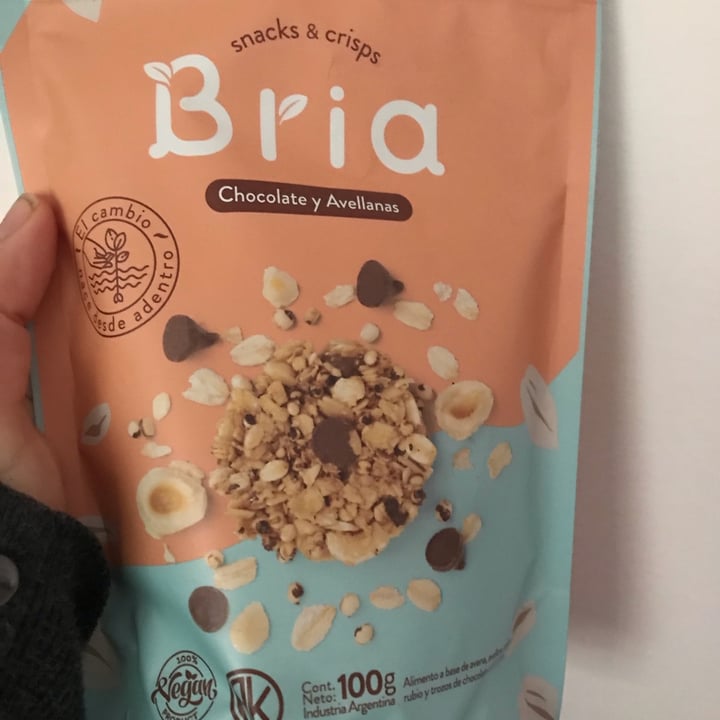 photo of bria Snacks chocolate y avellanas shared by @esteficasotti on  04 Jun 2022 - review