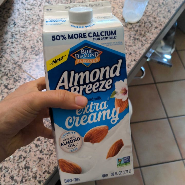 Blue Diamond Almond Milk Extra Creamy Review abillion