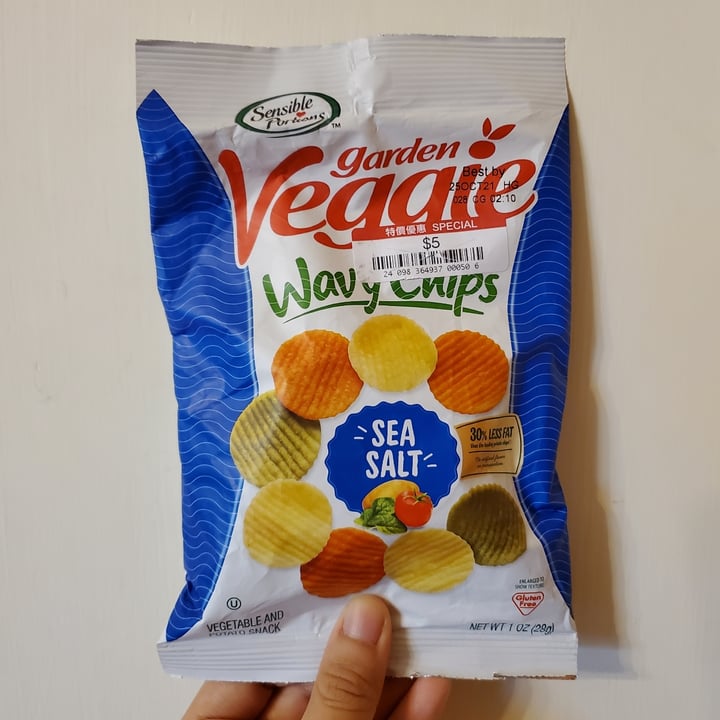 Sensible Portions® Garden Veggie Garden Veggie Chips Sea Salt Review