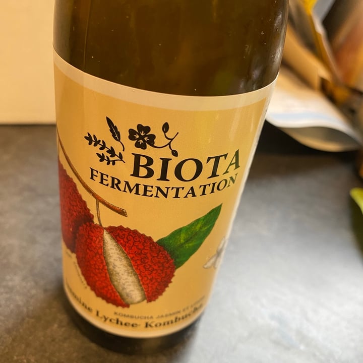 Biota Fermentation Jasmine Lychee Kombucha Review abillion