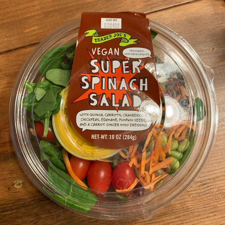 Trader joe s vegan super spinach salad review abillion