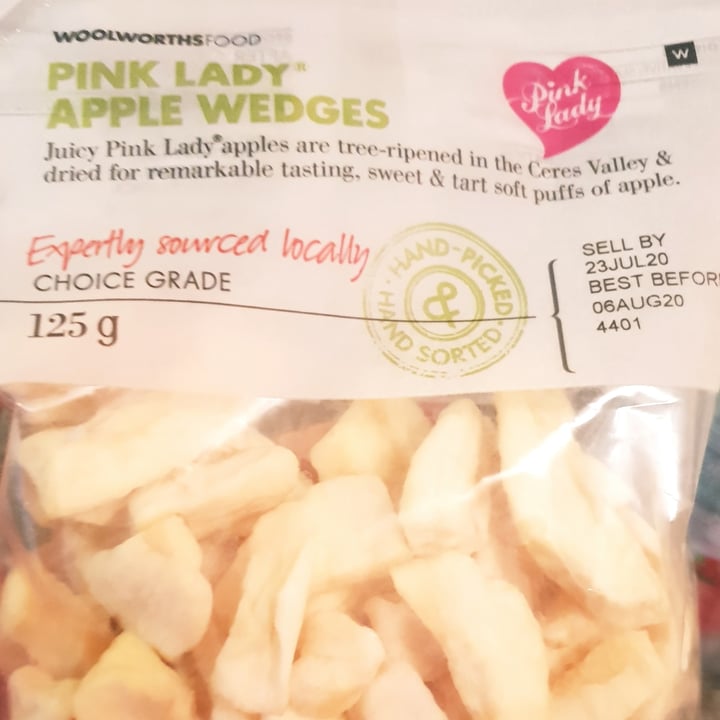 Woolworths Food Dried pink lady apple wedges Reviews abillion