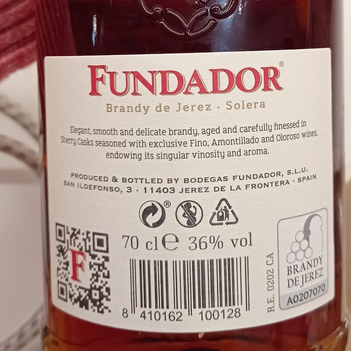 Fundador Brandy de Jerez Solera Reviews abillion