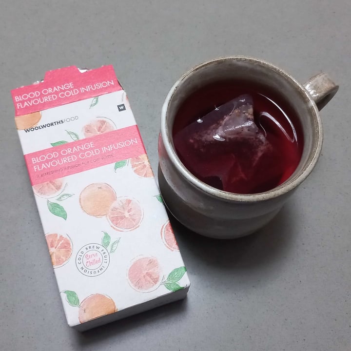 Woolworths Food Blood orange flavoured cold infusion cold brew tea