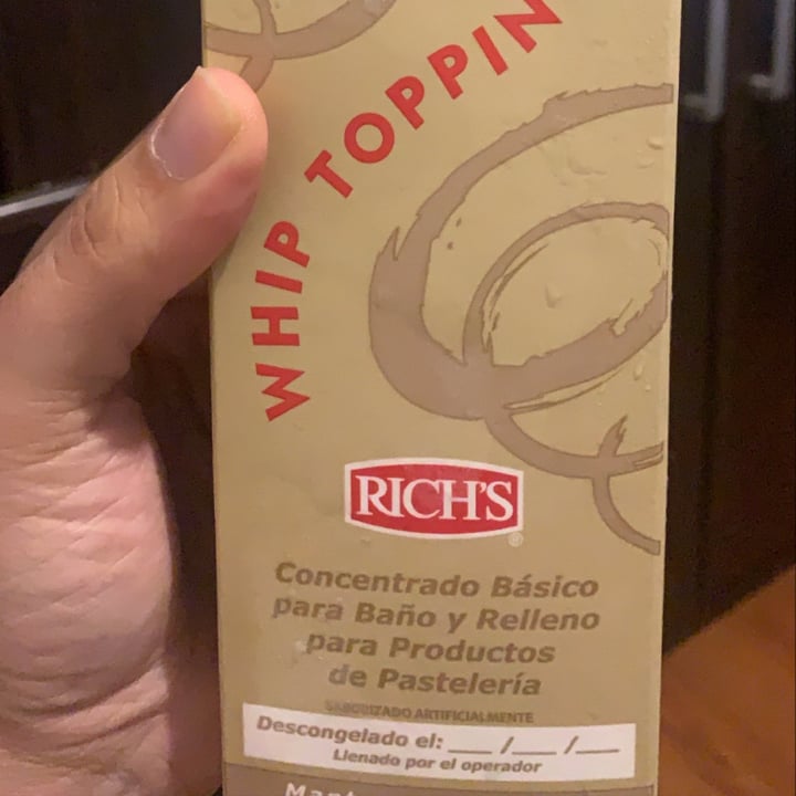 Richs Whip Topping Base Review abillion