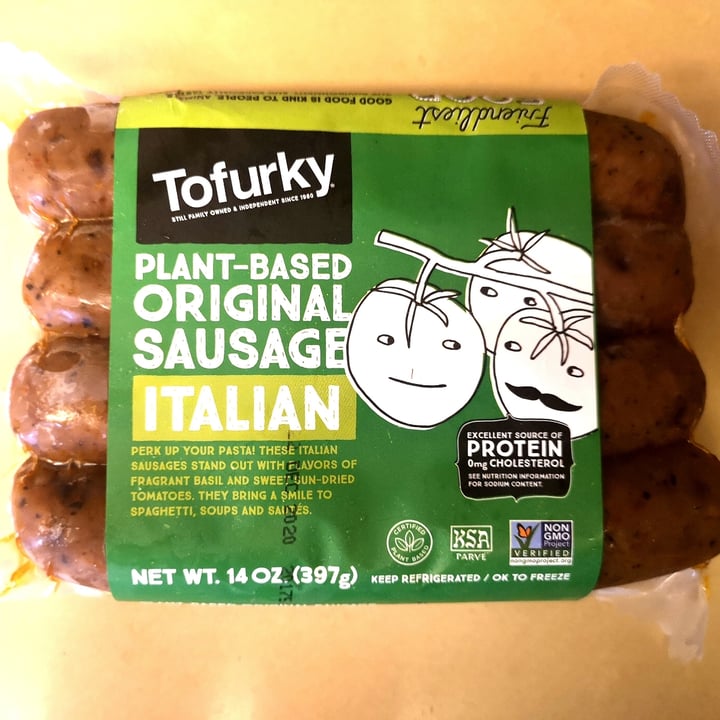 Tofurky Plantbased Sausages Italian Review abillion