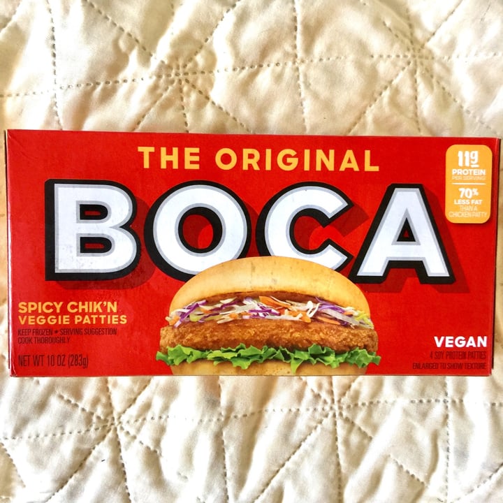 BOCA Spicy Chik’n Veggie Patties Review abillion