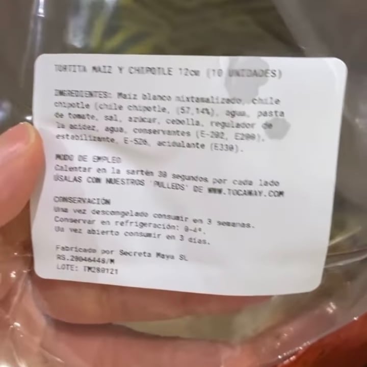 Secreto maya Tortitas de chipotle Review abillion