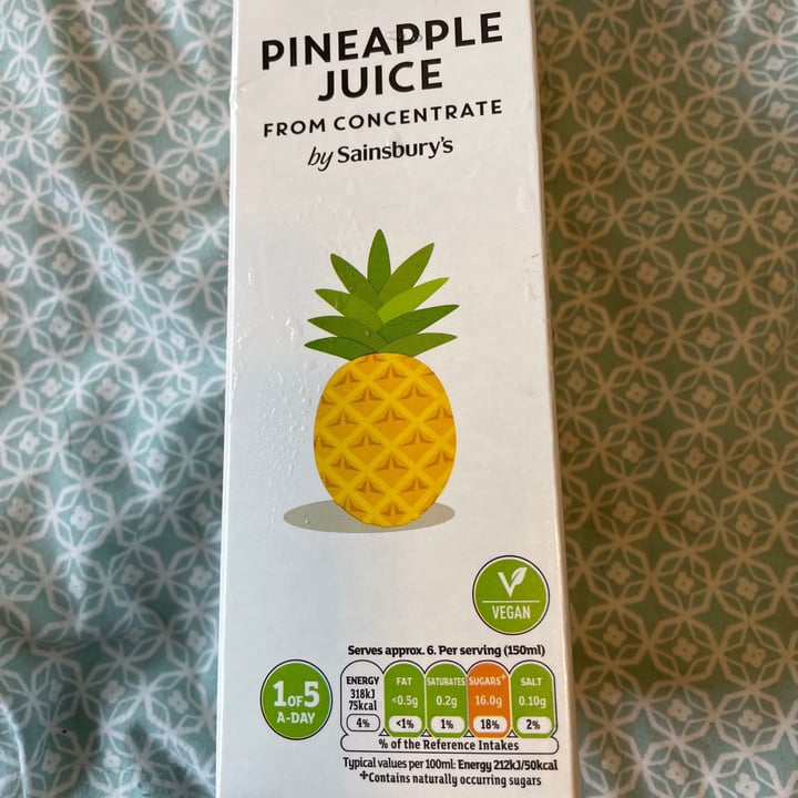 Sainsbury's Pineapple juice Review abillion