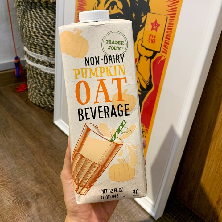 Trader Joe's Pumpkin oat beverage Review abillion