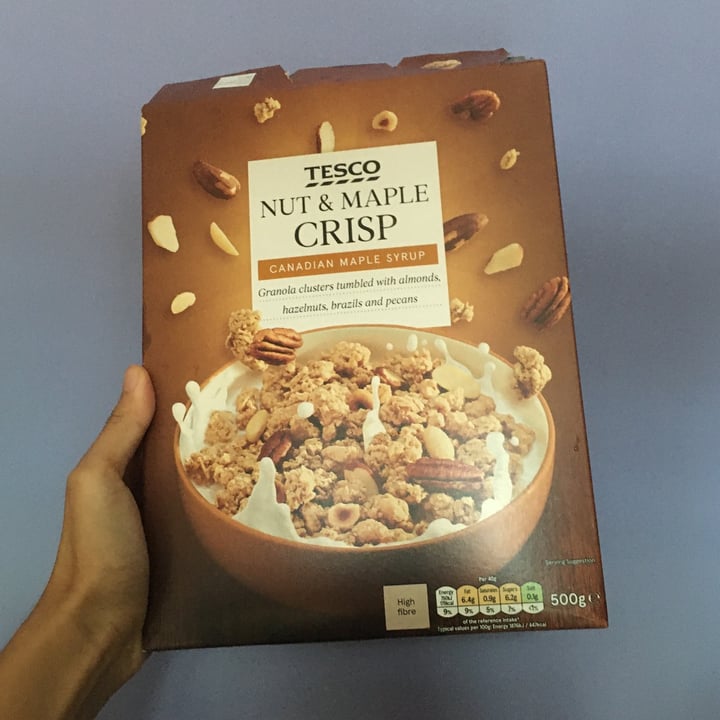 Tesco Nut & Maple Crisp Reviews | abillion