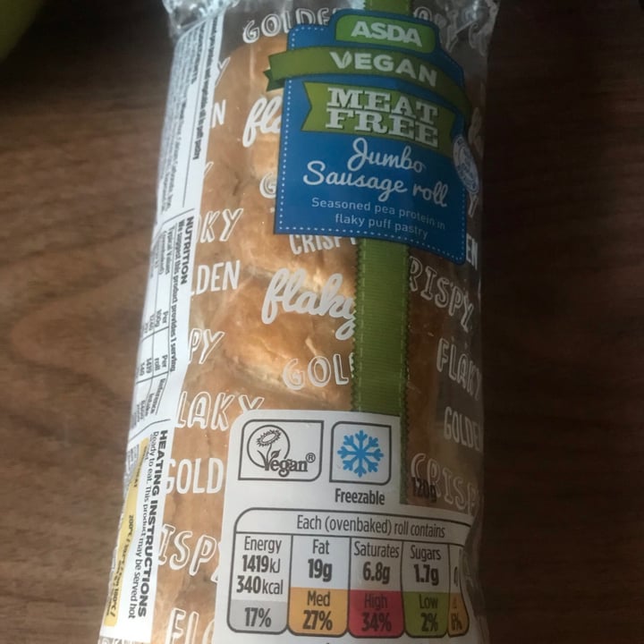ASDA Vegan meat free jumbo sausage roll Reviews abillion