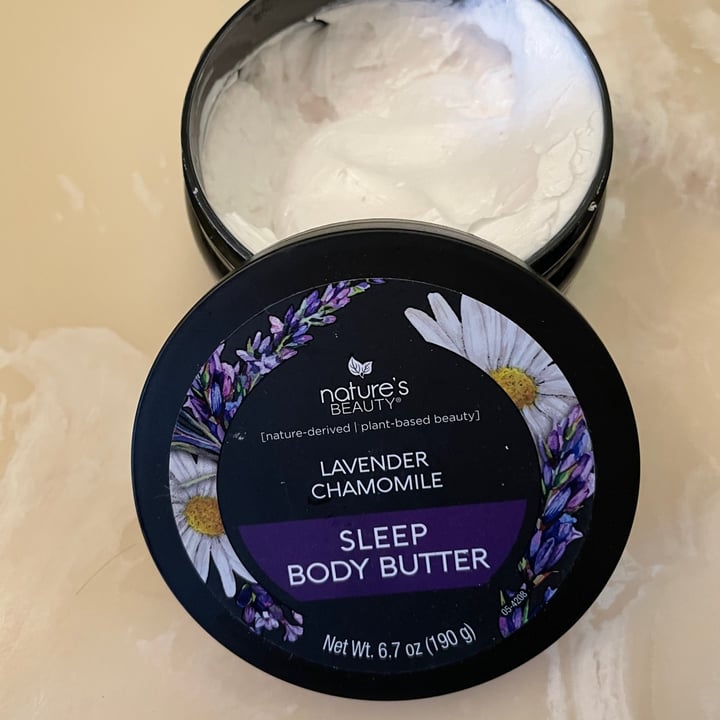 Nature's Beauty Lavender chamomile sleep body butter Review abillion