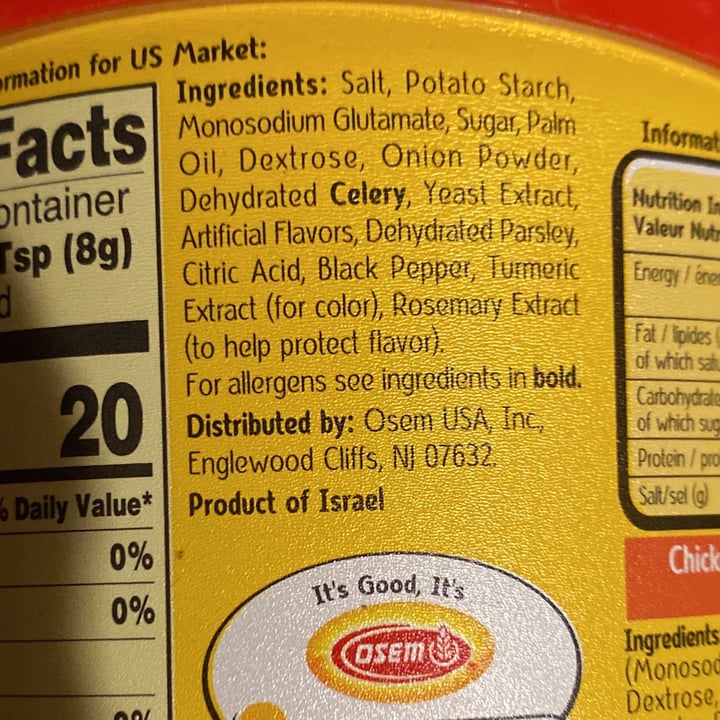 Osem Consommé Artificially Chicken Flavored Soup & Seasoning Mix Reviews abillion
