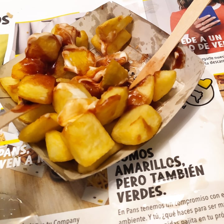 Pans & Company Sevilla, Spain Bocadillo Heura Y Queso,Patatas Bravas