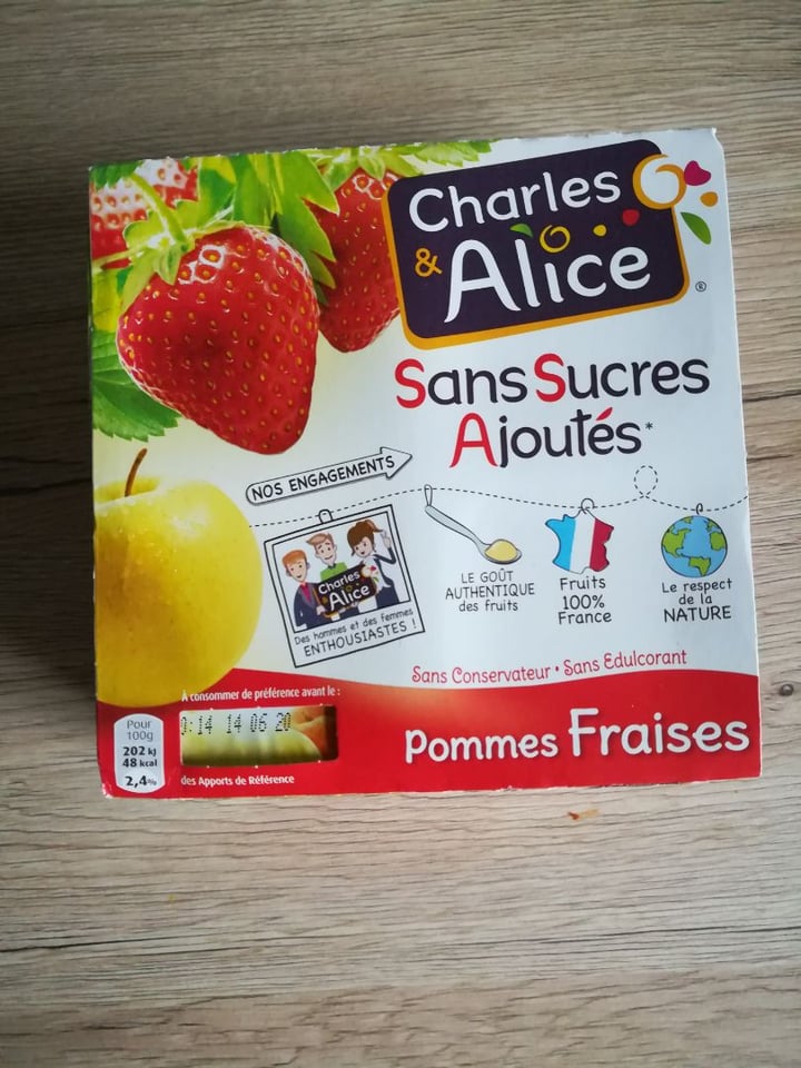Charles & Alice Compote Pommes Fraises Review abillion