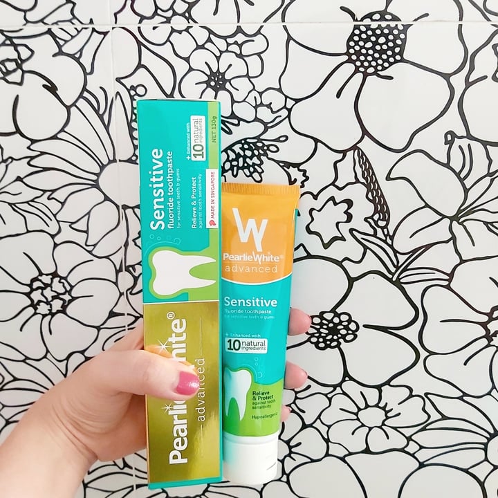 Pearlie White Advanced Sensitive Fluoride Toothpaste Review abillion