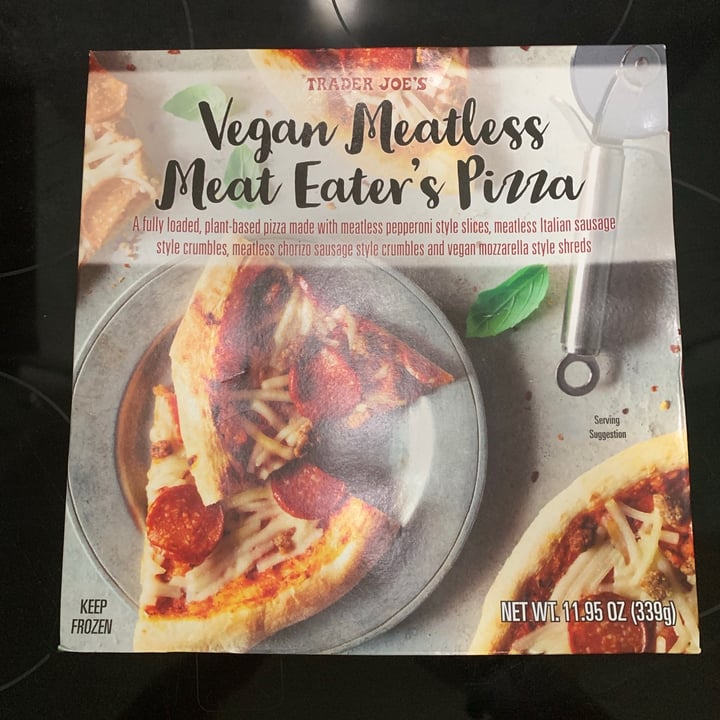 Trader Joe's Vegan meatless meat eaters pizza Reviews abillion