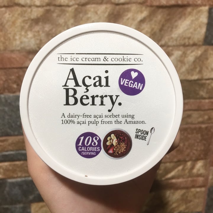 The Ice Cream & Cookie Co Açai Berry Sorbet Reviews | abillion