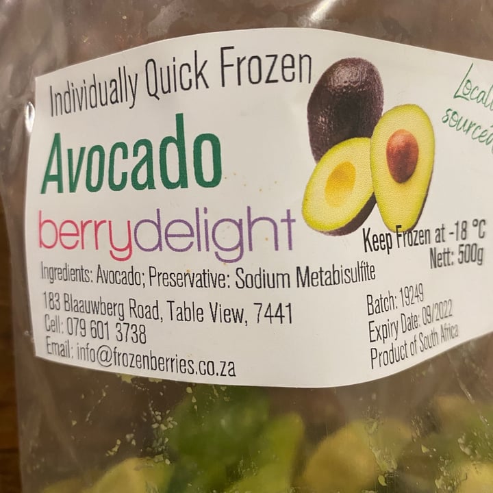 Berry Delight Frozen avocado Review abillion