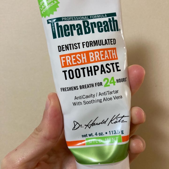 TheraBreath Fresh Breath Toothpaste Review abillion