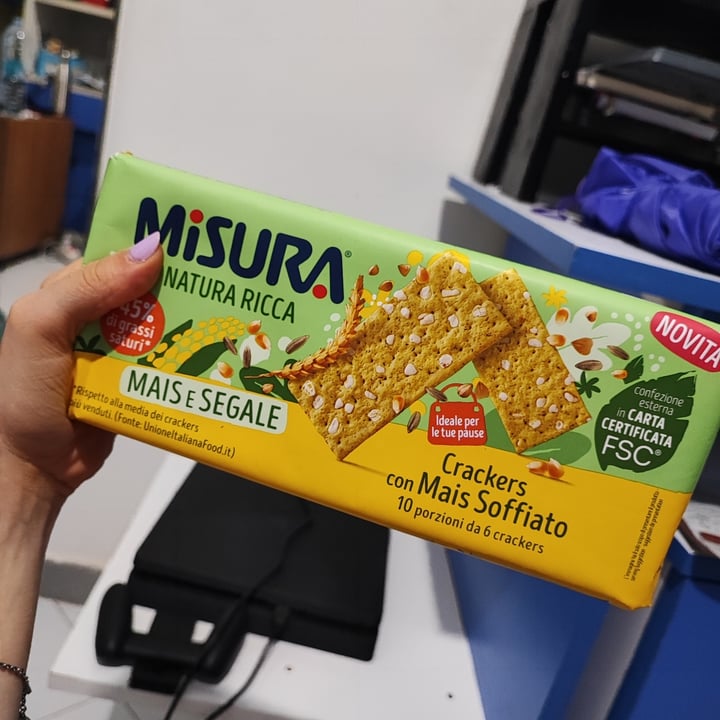Misura Crackers con mais soffiato e segale - Natura Ricca Review | abillion