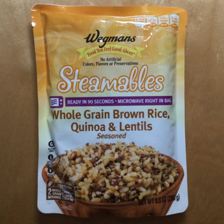 Wegmans Whole grain brown rice with lentils Review abillion
