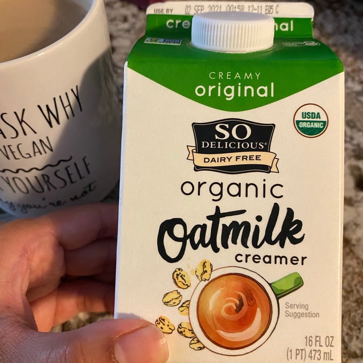 So Delicious Dairy Free Oatmilk Creamer Original Review abillion