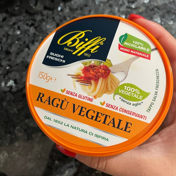 review photo of Biffi Ragù Vegetale (in barattolo di plastica) shared by @hiddenleo on 10 Sep 2021 - review