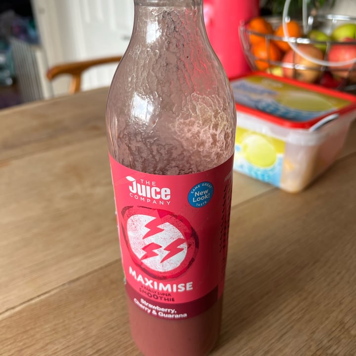 The juice company Maximise Strawberry, Cherry And Guarana Review