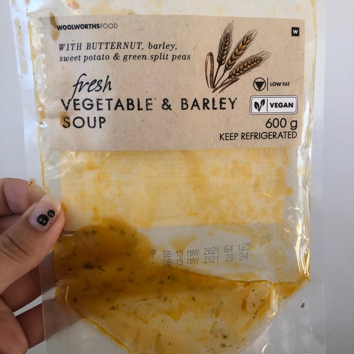 Woolworths Food Fresh Vegetable & Barley Soup Review abillion