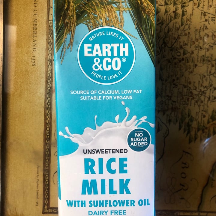 Earth & Co Unsweetened Rice Milk Review abillion