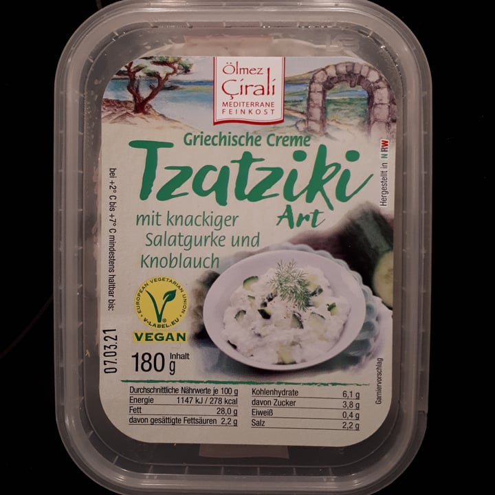 Ölmez Çirali Griechische Creme Tzatziki Art Reviews | abillion