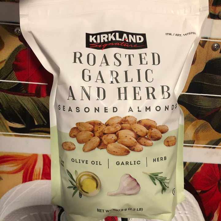 Kirkland Signature Roasted Garlic and Herbs Seasoned Almonds Review