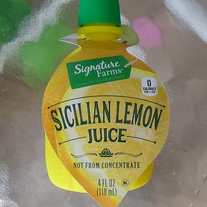 Signature Farms Sicilian Lemon Juice Review abillion