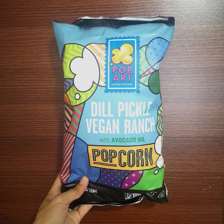 Pop Art Snacks Dill Pickle Vegan Ranch Popcorn Review abillion