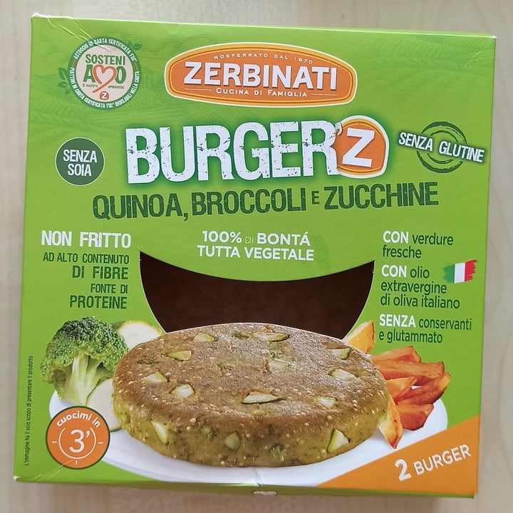 Zerbinati Burger'Z Quinoa, Broccoli e Zucchine Review abillion