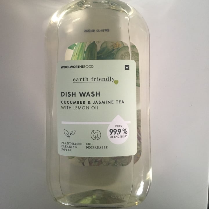 Woolworths Food Earth Friendly Dish wash Cucmber and Jasmine Tea