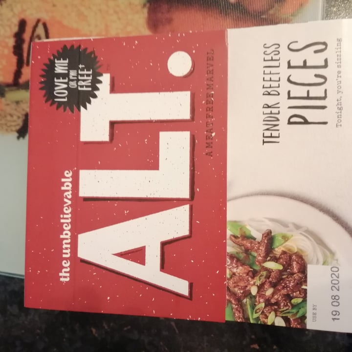 review photo of The Unbelievable ALT. Tender Beefless Pieces shared by @mamabike on 12 Aug 2020 - review