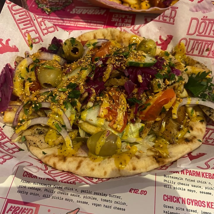 Doner Summer Sheffield Neepsend, United Kingdom Chickn Gyros Kebab