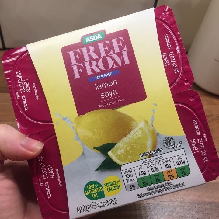 ASDA Lemon Soya Yogurt Reviews abillion