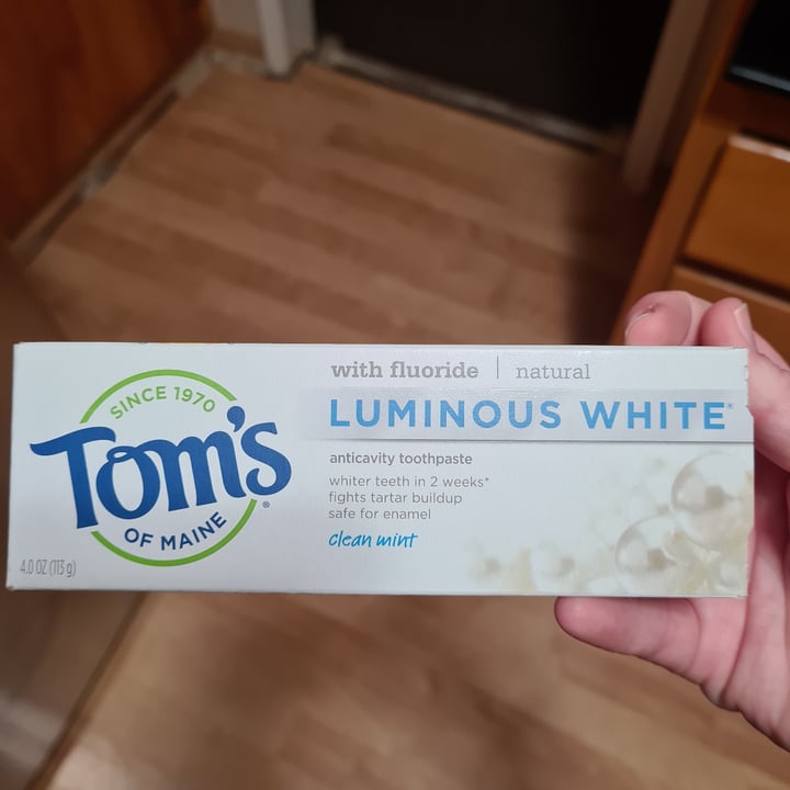 Tom's of Maine Luminous White Toothpaste Review | abillion