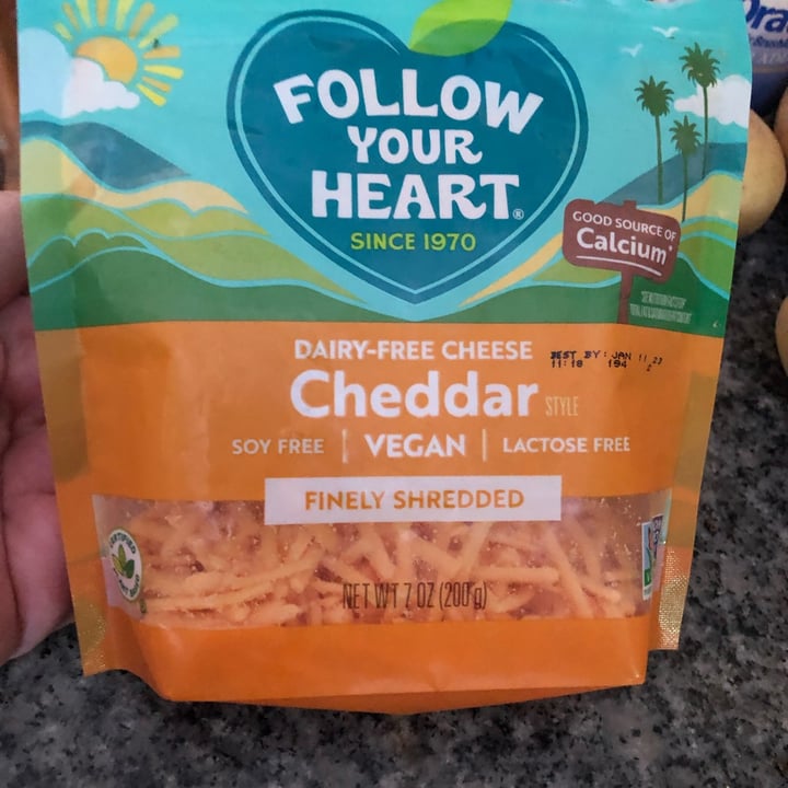 Follow your Heart Cheddar Finely Shredded Review abillion
