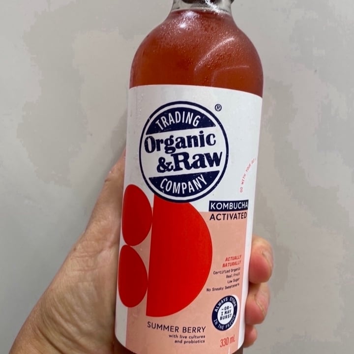Organic & Raw Kombucha Activated Summer Berry Review abillion