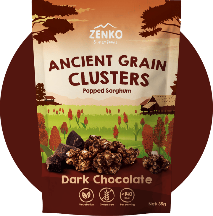 ZENKO superfoods Ancient Grain Clusters Dark Chocolate Reviews abillion