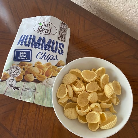 Eat Real, Hummus Chips Sea Salt Flavour, chips & crisps, snacks, food, review