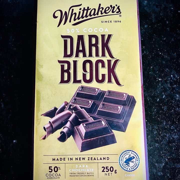 Whittaker's 50% Cocoa Dark Chocolate Review | abillion